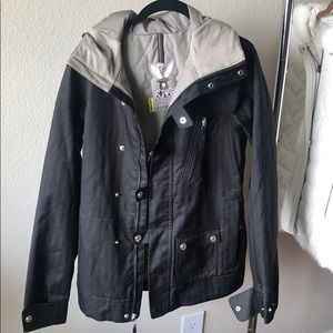 Black Burton snowboarding ski jacket